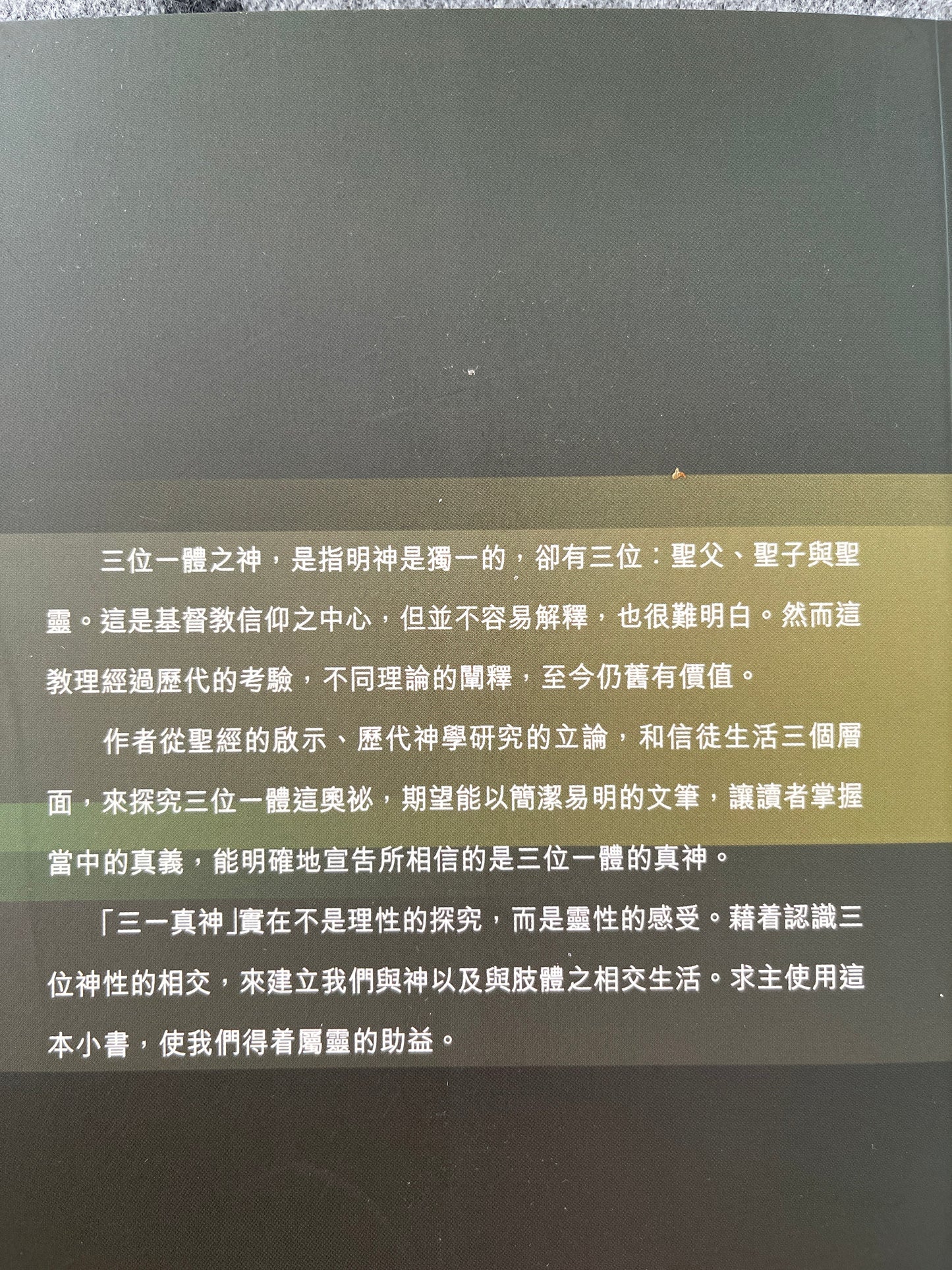 三一論 Trinity 三一论