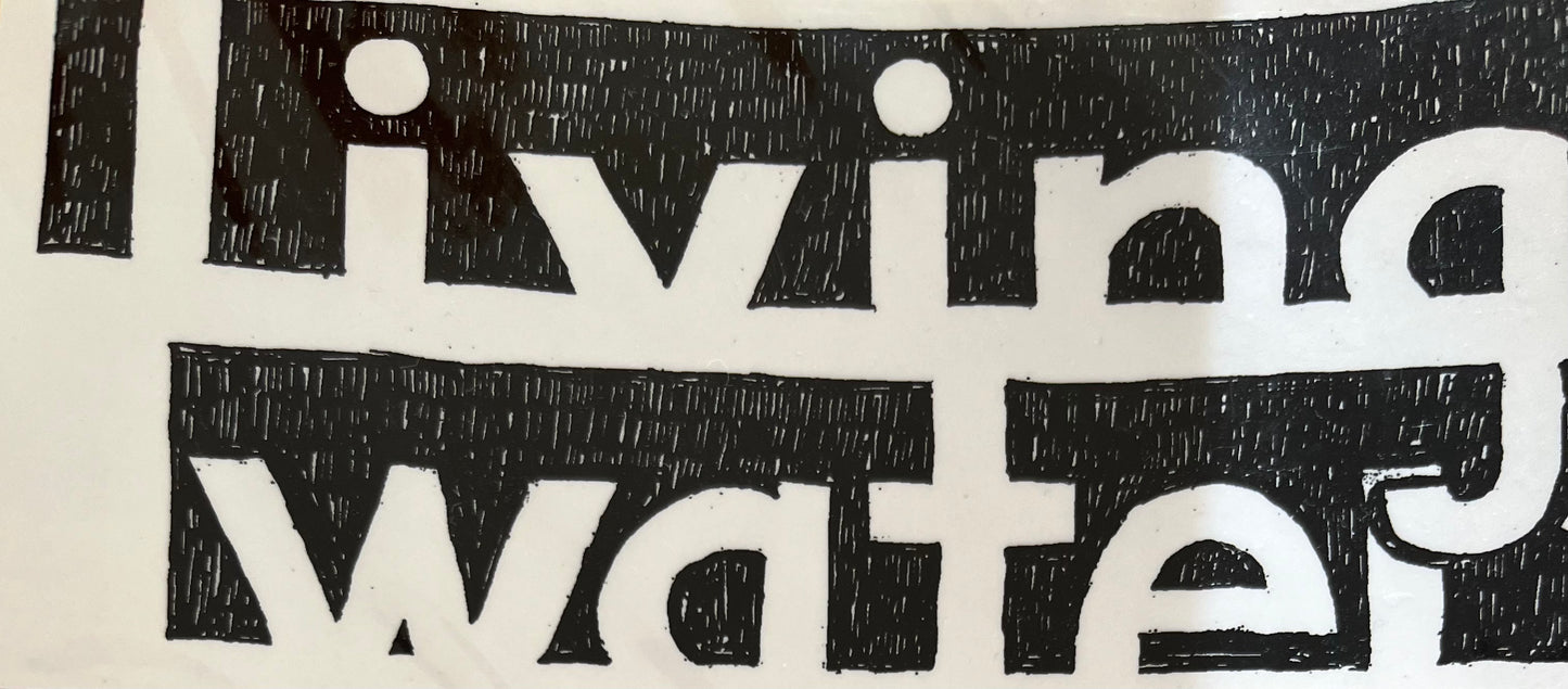 手绘风贴纸 — Living Water /Hand drawn style stickers — Living Water /手繪風貼紙 — Living Water
