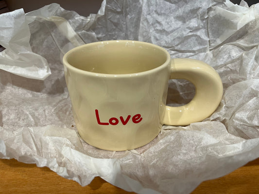 陶瓷杯-爱 Ceramic Mug -  Love 陶瓷杯 - 愛