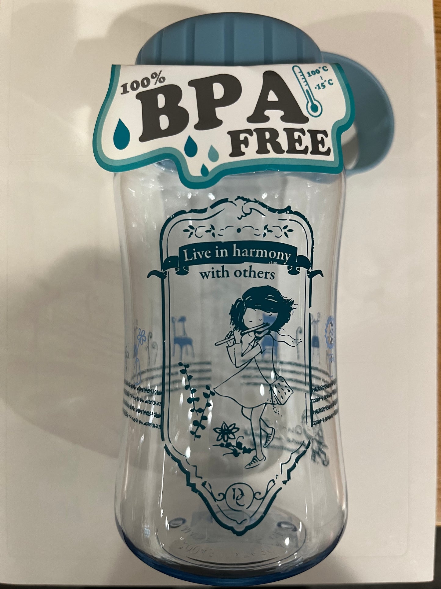 小乔350ml水瓶: 和谐 | 350ml water bottle: Harmony |小喬350ml水瓶:和諧