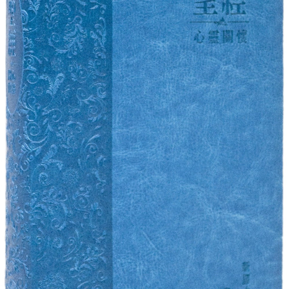 心靈關懷聖經—新譯本 繁體.神字版 藍色儷皮銀邊 Soul Care Bible New Chinese Version Traditional Chinese Blue Leather 新译本 心灵关怀圣经 繁体蓝色皮面银边