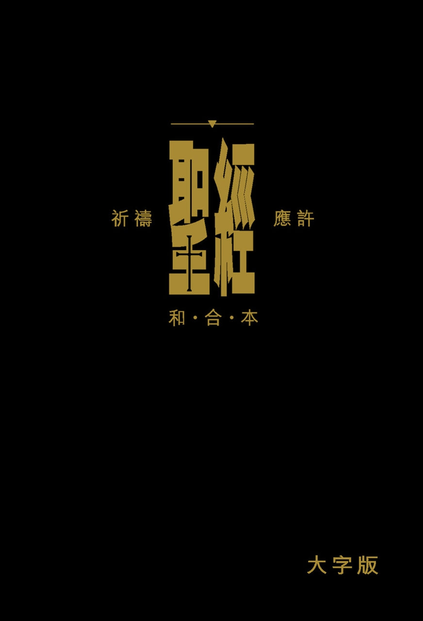 聖經.祈禱應許版.大字版.黑色精裝.白邊.繁體 祈祷应许版圣经 大字版 标准本