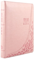 新譯本聖經 輕便裝 繁體.神字版 粉紅色儷皮銀邊拉鏈 連姆指索引 新译本圣经 轻便装 繁体.神字版粉红色俪皮银边拉链连姆指索引