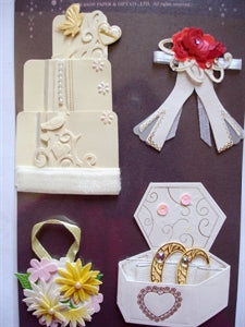 婚禮手工貼紙-鑽盒 婚礼手工贴纸-钻盒